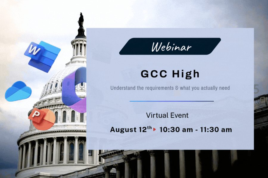 Event Webpage Graphic Aug 12 2026 GCC High Seminar When to Buy Charles IT